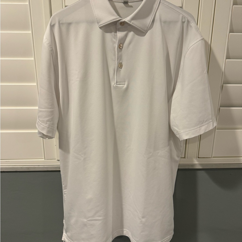 Peter Millar Classic White Polo Shirt